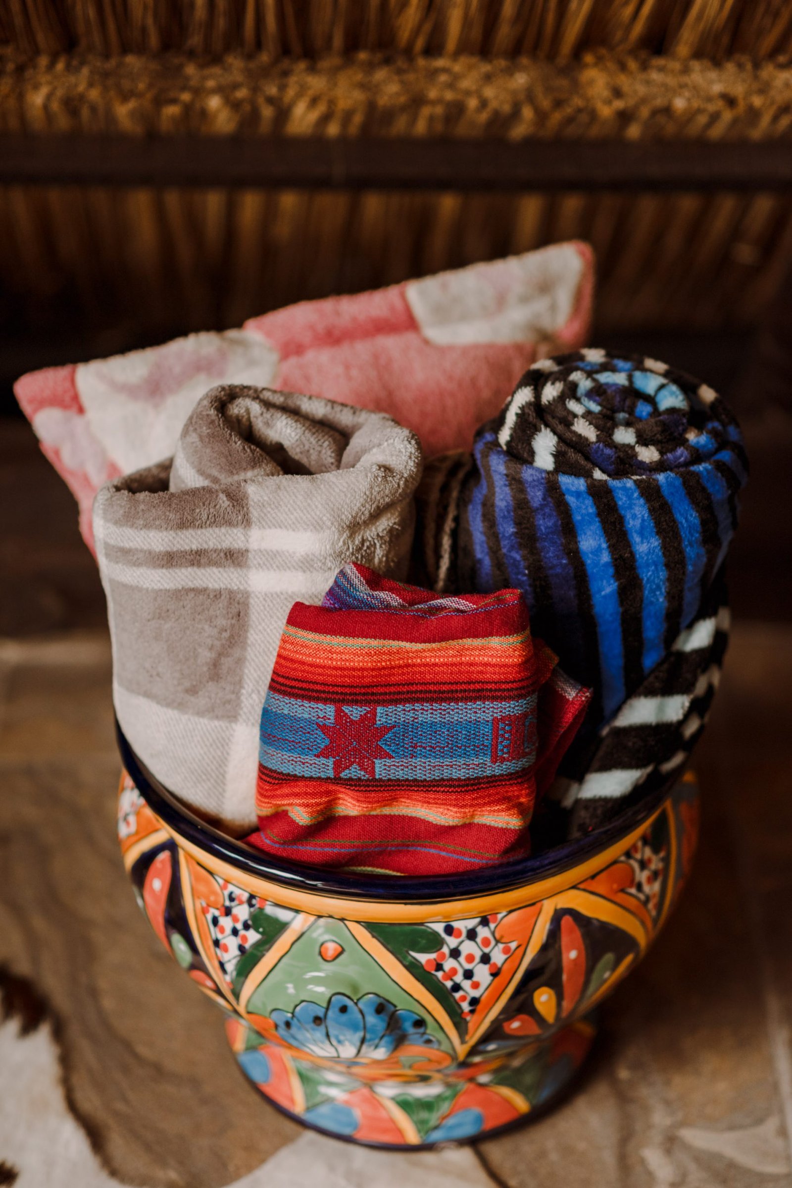 Cobijas del Chalet de Paja