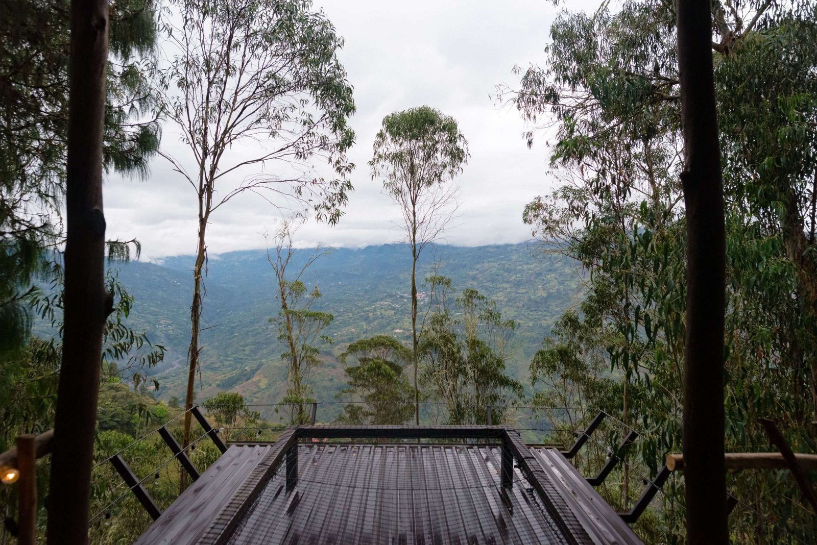 Lugar de descanso con vista al Valle de Tenza en Guateque, Boyacá. Luciana Cabañas Boutique.