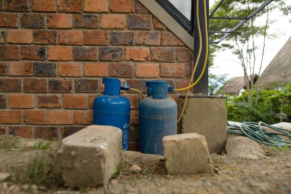 Tanques de gas para su uso en la cocina. El Estudio. Luciana Cabañas Boutique.
